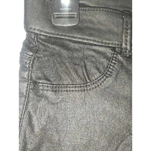 Wonder Nation Womens XL Jegging Black Polyurethane & Rayon Blend Size 14-16 - Picture 3 of 11